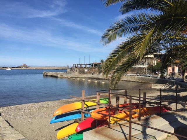 66B - Beautiful Flat 800M From The Sea With Private Parking Appartement Collioure Buitenkant foto