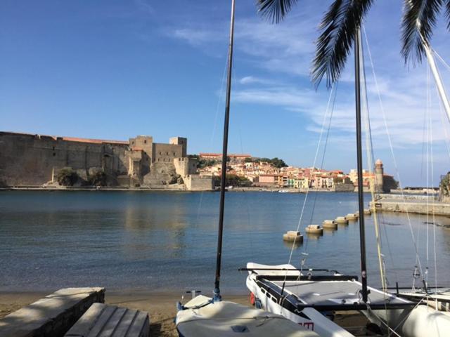 66B - Beautiful Flat 800M From The Sea With Private Parking Appartement Collioure Buitenkant foto