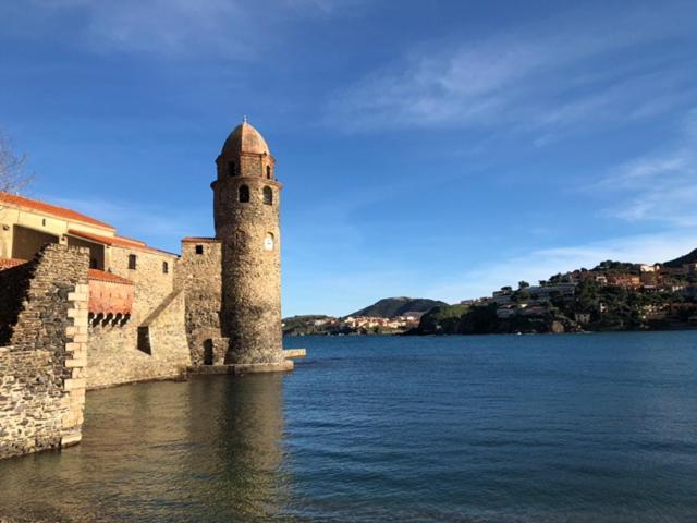 66B - Beautiful Flat 800M From The Sea With Private Parking Appartement Collioure Buitenkant foto